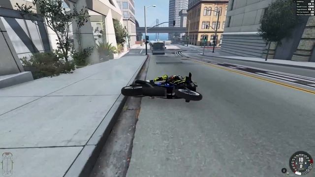 AMAZING NEW Motorcycle Mod! Crashing Into Traffic At HIGH SPEED! - BeamNG Drive Mods смотреть онлайн