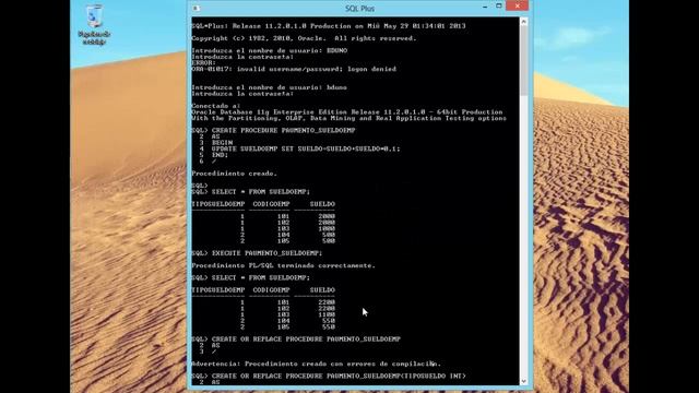 Procedures Oracle 11g Enterprise Edition смотреть онлайн