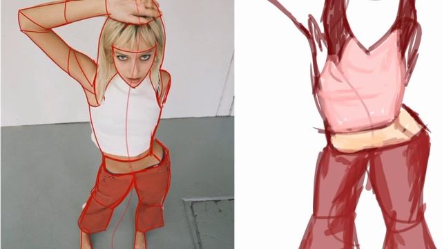 Figure sketch | Speed paint смотреть онлайн