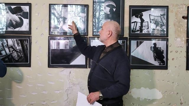 Открытие фотовыставки Залмана Шкляра "Уличная фотография и метафизика взгляда" в Одессе смотреть онлайн