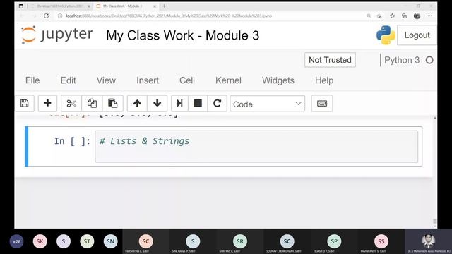 Python - Lists & Strings смотреть онлайн