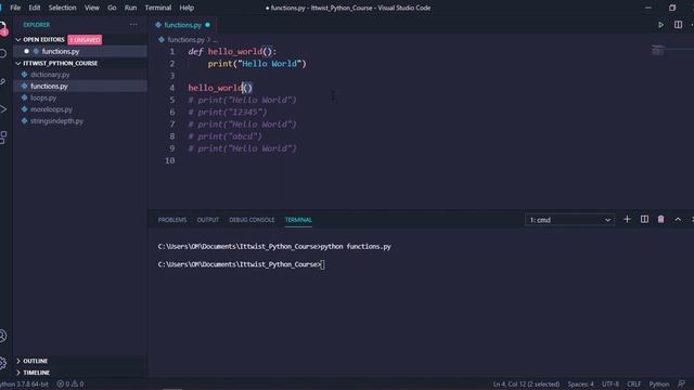 #10 - How to use functions in Python смотреть онлайн