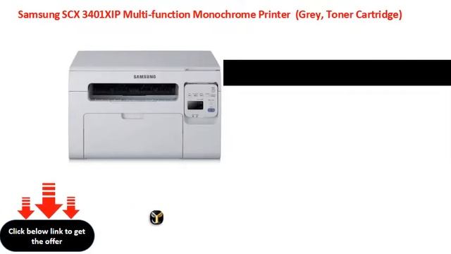 Samsung SCX 3401XIP Multi function Monochrome Printer Grey, Toner Cartridge смотреть онлайн