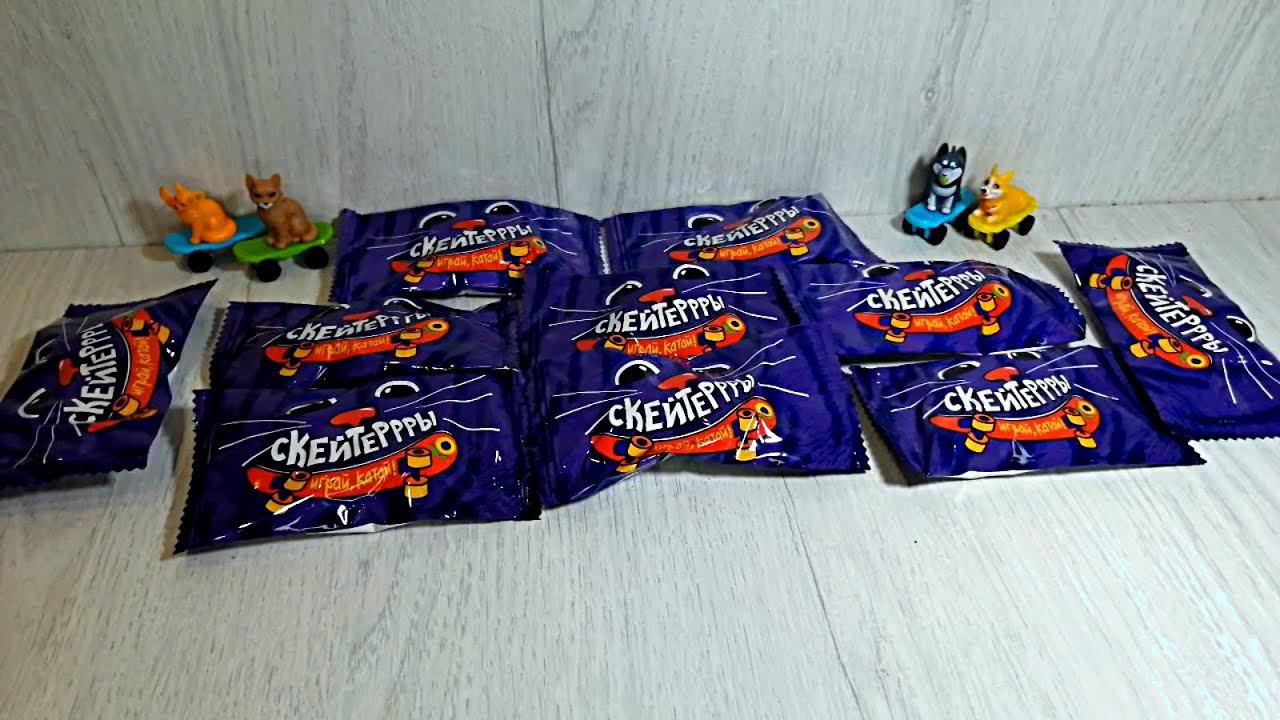 Лента Скейтеррры - открываем 10 пакетиков, 2 серия смотреть онлайн