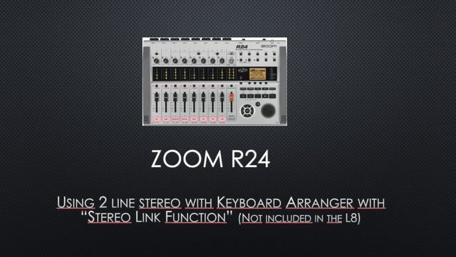 Zoom Livetrack L-8 vs Zoom R24 - Recording Test with an Arranger Keyboard смотреть онлайн