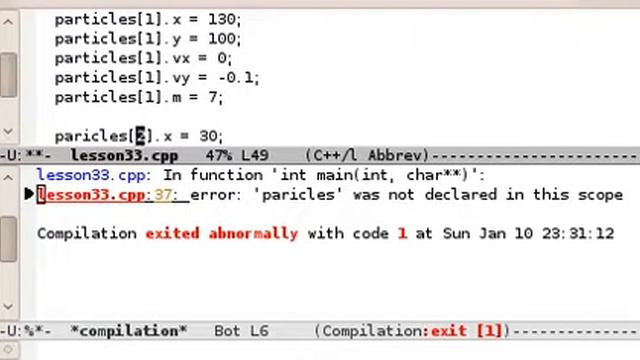 Урок 33. C++ Моделирование гравитации смотреть онлайн