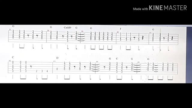 THE BEATLES - A HARD DAYS NIGHT. Guitar Tablature смотреть онлайн