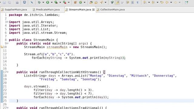 StreamAPI in Java 8: Streams erzeugen смотреть онлайн