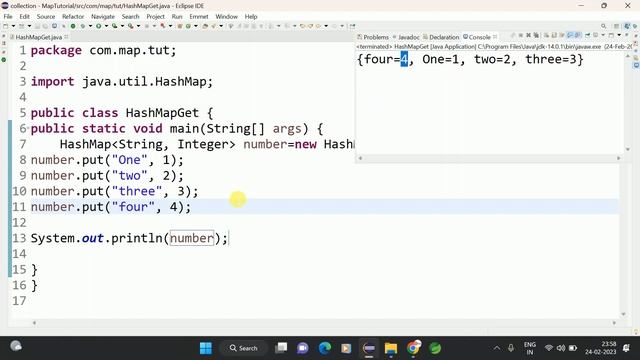 use of get method in HashMap in java || Shyam Sundar смотреть онлайн