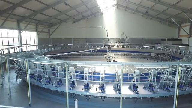 SAC Внешняя карусель для доения коров на 80 мест. смотреть онлайн