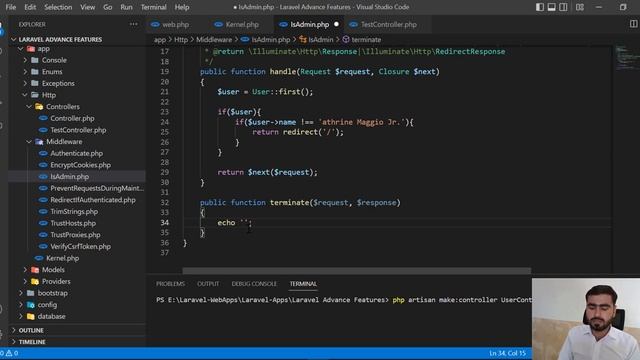 Laravel Tip | Terminated Middleware in Laravel | How to use terminated Middleware in Laravel смотреть онлайн
