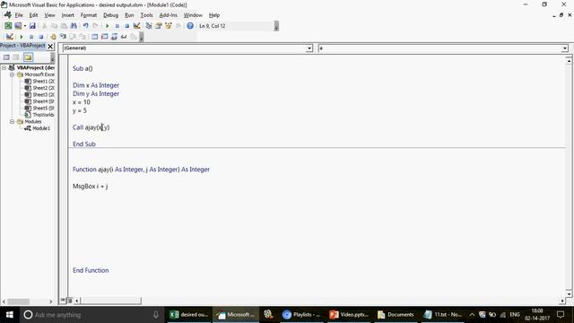 Learn Excel - Video 335- VBA -How to Call Function from a Macro - Important concept смотреть онлайн
