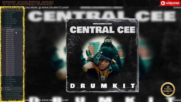 (FREE) Central Cee Drum Kit 2023 | Free UK Drill Drum Kit Download