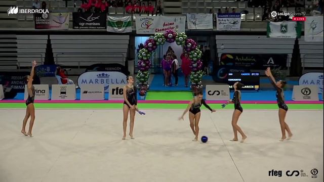 Campionat d'Espanya de gimnàstica rítmica (Jerez 2022) - AE Vilablareix (Cadets) смотреть онлайн
