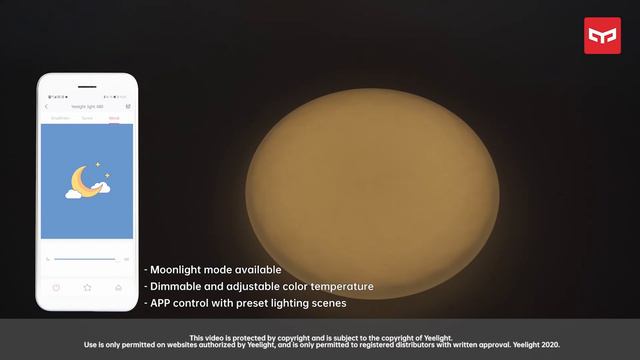 Yeelight Galaxy Ceiling Light White | Product & App Control смотреть онлайн