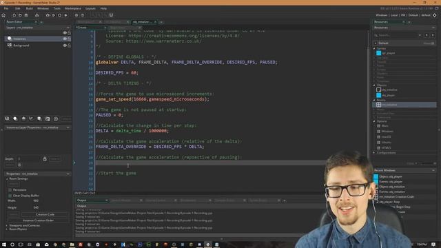 GameMaker Studio 2 Tutorial [ADVANCED] - Project Initialization with Delta Time - [Episode #1] смотреть онлайн