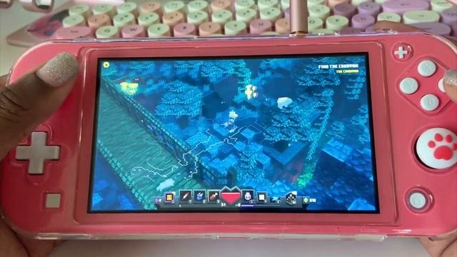 Minecraft Dungeons Nintendo Switch Lite Gameplay - Creeper Woods смотреть онлайн
