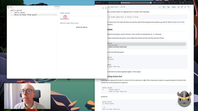 How to create interactive fiction and game scripts with Inky смотреть онлайн