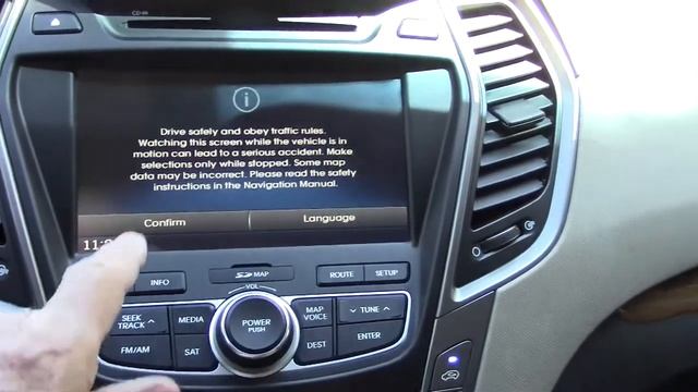 2014 Hyundai Santa Fe Sport Map & Software update. смотреть онлайн