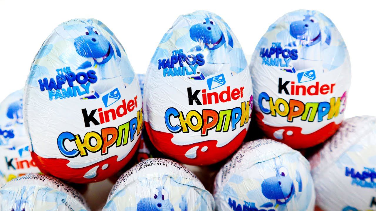 Новые БЕГЕМОТИКИ от Киндер Сюрприз The Happos Family смотреть онлайн