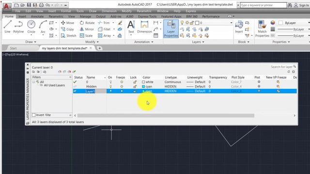 AutoCAD tutorial in Amharic: How to use different layers in AutoCAD#10 смотреть онлайн