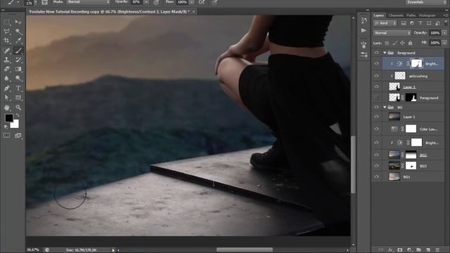 How to Composite and Blend Images in Photoshop with Lighting Effects, Masking, and Color смотреть онлайн
