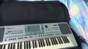 Korg PA 50 synth performing Groove Bossa Music Style