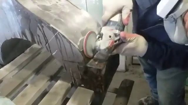 Изготовление памятников на могилу - полировальный станок смотреть онлайн