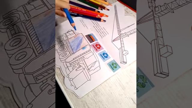 Рисуем трёхгранными карандашами. смотреть онлайн