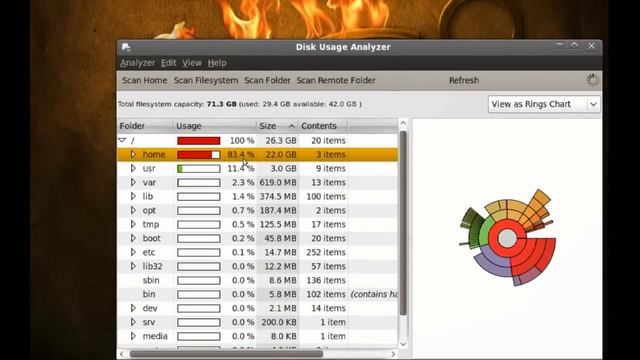 Using The Disk Usage Analyzer on Ubuntu #58 смотреть онлайн