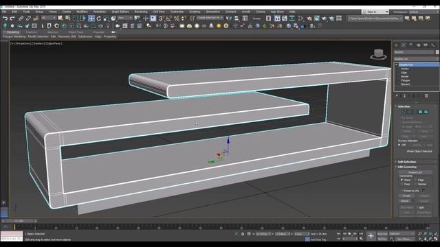 How to model a TV Unit in 3ds Max (Tutorial) смотреть онлайн