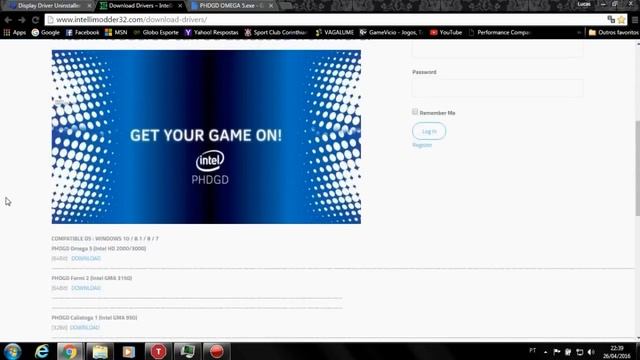 Como Instalar O Driver PHDGD Omega 5.0 Na Intel HD Graphics 3000 No Windows 7 - #02 смотреть онлайн