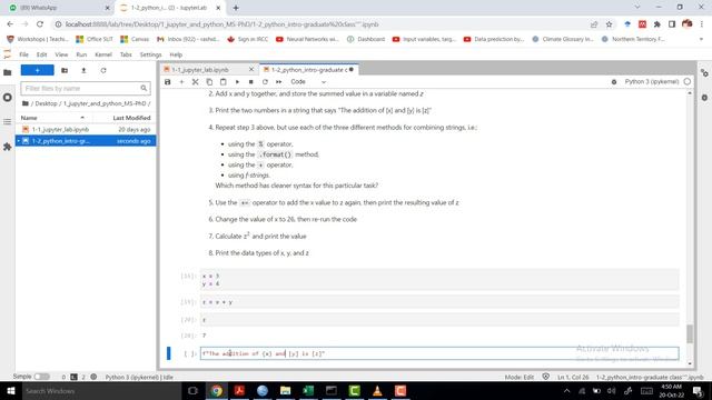 Data Science fundamentals (Revision & Exercise 1) Lecture 3C смотреть онлайн