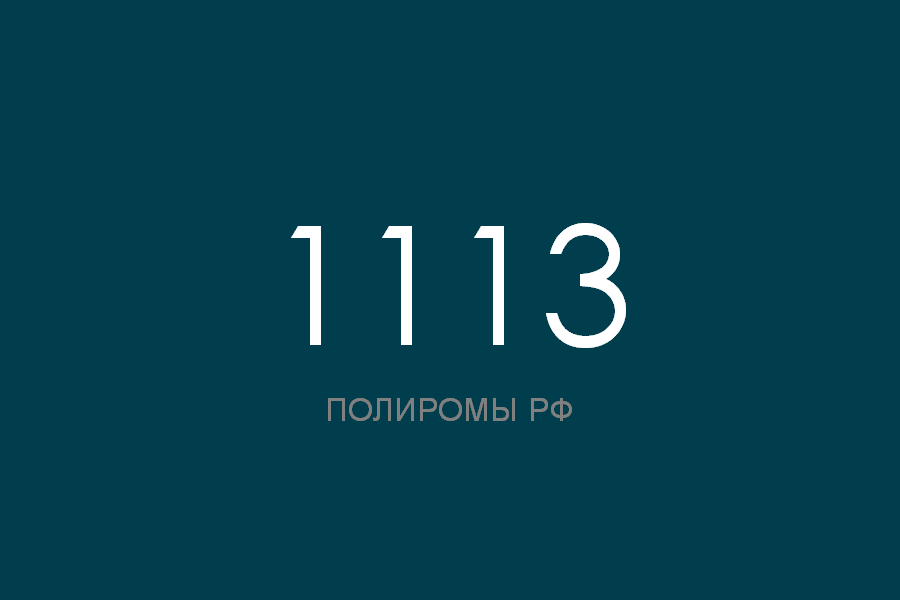ПОЛИРОМ номер 1113 смотреть онлайн