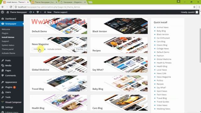 Phần 2: Thiết Kế Giao Diện Website Wordpress Giống Demo Theme Newspaper смотреть онлайн