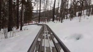 Родельбан зимой Красноярск