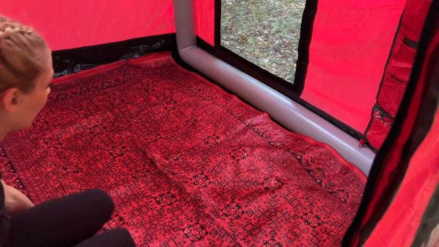 YENİ ÇADIRIMIZLA EV KONFORUNDA KAMP / ŞİŞME ÇADIR KAMPI