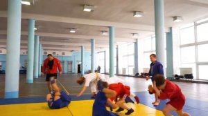 тренировка по самбо с детьми 6-12 лет