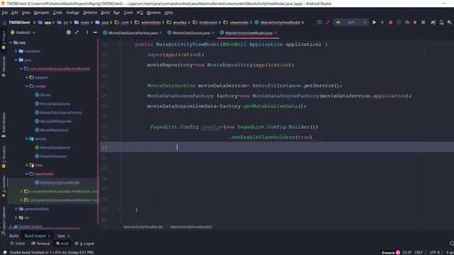 Android Paging Components Tutorial : 5 Modify The View Model For Paging смотреть онлайн