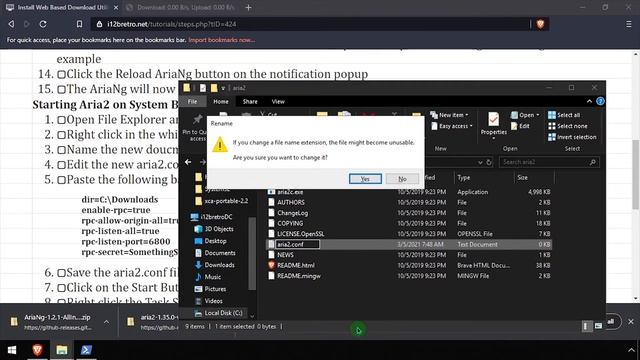 Install Web Based Download Utility with AriaNg on Windows смотреть онлайн