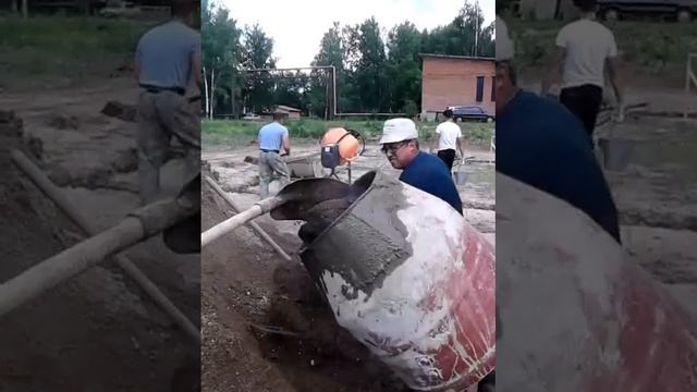 самодельная бетономешалка на т-25 смотреть онлайн