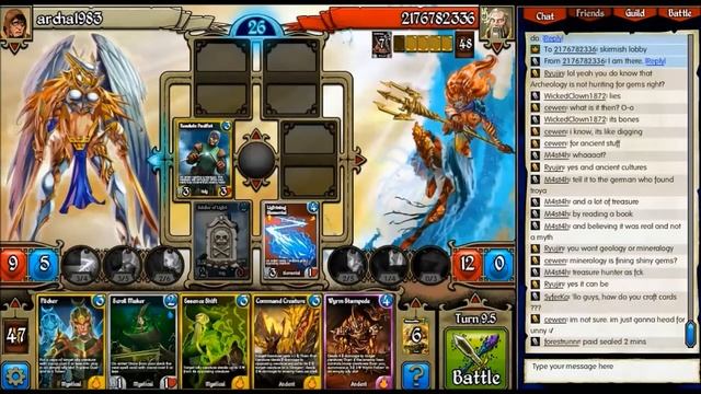 Kingdoms CCG Archa VS 2176782336 game 3 смотреть онлайн