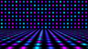 Dance Floor Lights Colors Video Background - футаж Танцпол огни цвета видео фон