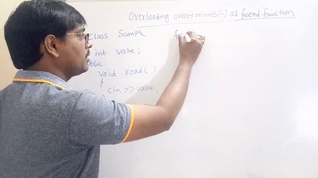 OVERLOADING UNARY MINUS (-) USING OPERATOR FUNCTION AS FRIEND FUNCTION||C++ PROGRAMMING -Lecture--2 смотреть онлайн