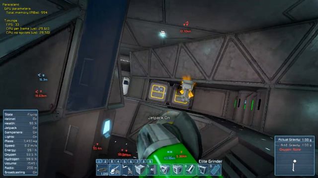 Space Engineers S Основа Серия 25 изучаем станцию, Ну контейнер конечно спрятали смотреть онлайн