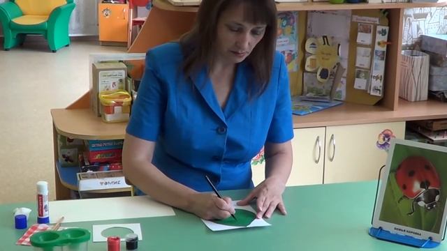 Занятие по рисованию с элементами аппликации, 3-4 года, воспитатель ДДС №16 Атаманчук Н А смотреть онлайн