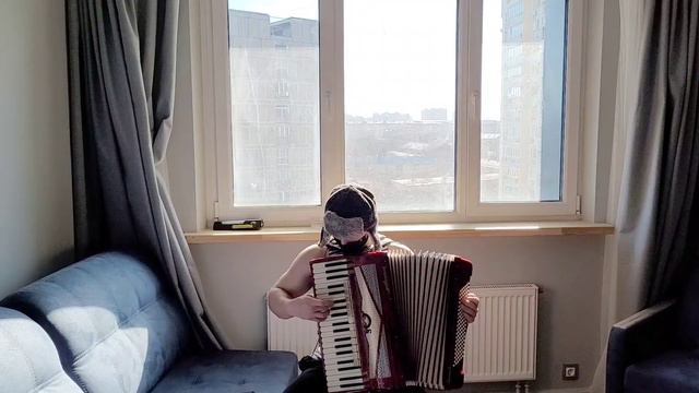 [Accordion] Korean song Keeping pace with a martial song 군가에 발을 맞추자 Песня КНДР "Под марш солдатский смотреть онлайн