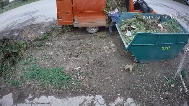 Жители города снимают на видео несанкционированный выброс мусора смотреть онлайн