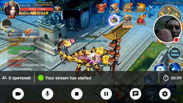 Стрим игры 