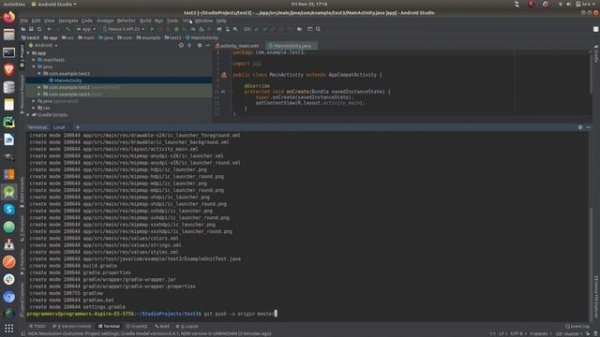 02.How to upload android studio project in GitHub using terminal